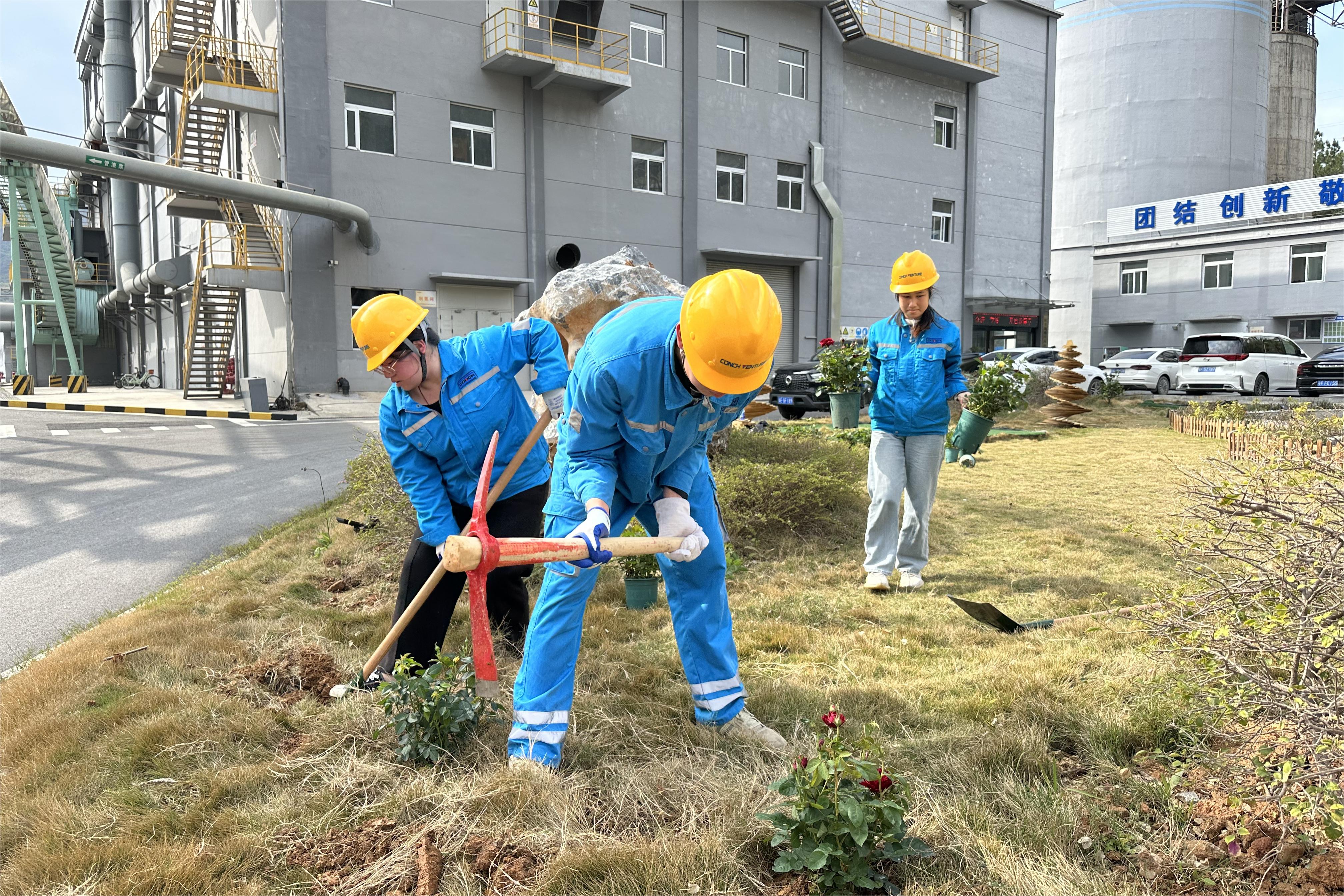 春風添新綠，植樹正當時——韶關海螺環保開展植樹節活動